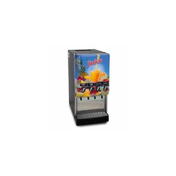 Silver Series 4-Flavor Cold Beverage System, Fully Lit, Portion Control